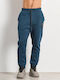 Authentic Sweatpants with Elastic Ocean