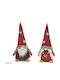 General Trade Christmas Fabric Figure Red Dwarf Height 39cm 2 Pieces