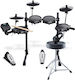Alesis Drums Turbo Mesh Kit Bundle – Set Complet E-drum Cu Șapte Piese Mesh Scaun Pentru Tobă Căști Bețe De Tobă
