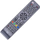 Rc-4848 Remote Control LCD LED Hitachi Telefunken Dual Teletech Horizon Nei Netflix