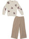 Kids' Set with Pants Winter 2pcs Ecru