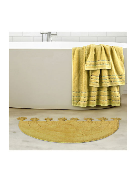 Nima Bath Mat Cotton Solis 35929 Mustard 50x80cm