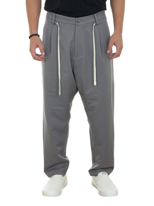 Nineteen Apparel Club Παντελόνι Lig Grey