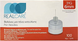 Real Care Needles 31G 100 Pieces Real Care Needles 31G 100 Pieces
