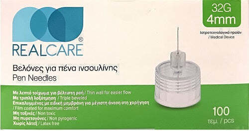 Real Care Insulin Needles 32G 100pcs