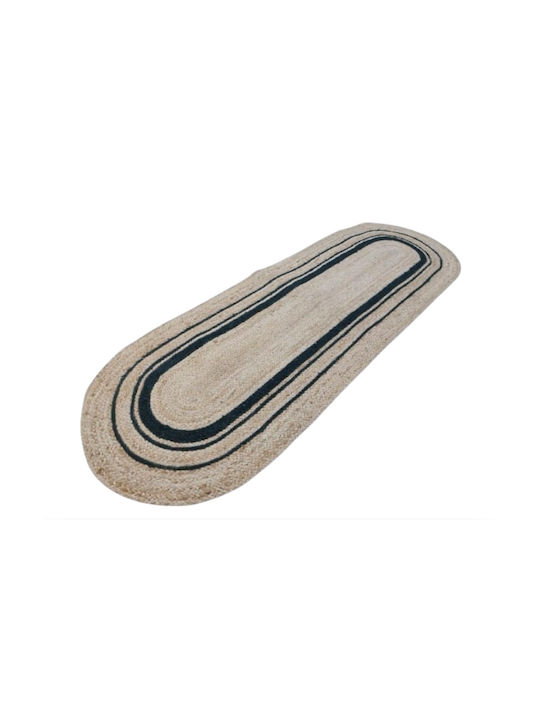 Natural Home Teppich Rechteckig aus Jute Beige