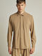 Langärmlig Hemd Beige