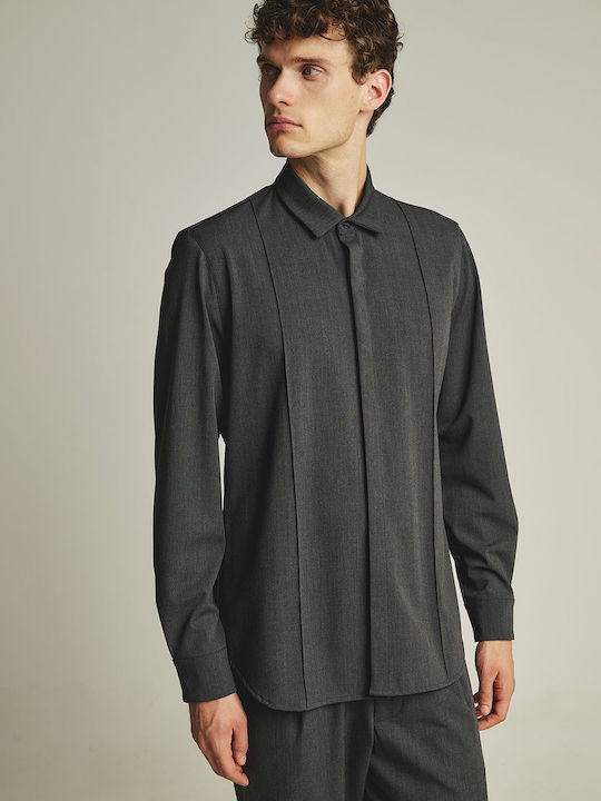 P/Coc Langärmlig Hemd Gray