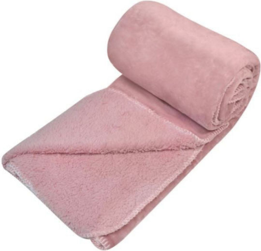 Космено Двойно Одеяло 200x150см Powder Pink