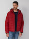 3 in 1 Winter Jacket Puffer Dark Red