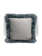 Natural Home Sofa Cushion from Velvet Gray 45x45cm