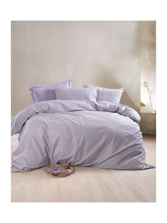 Rythmos Duvet Set Queen 220x240cm Polene Purple...