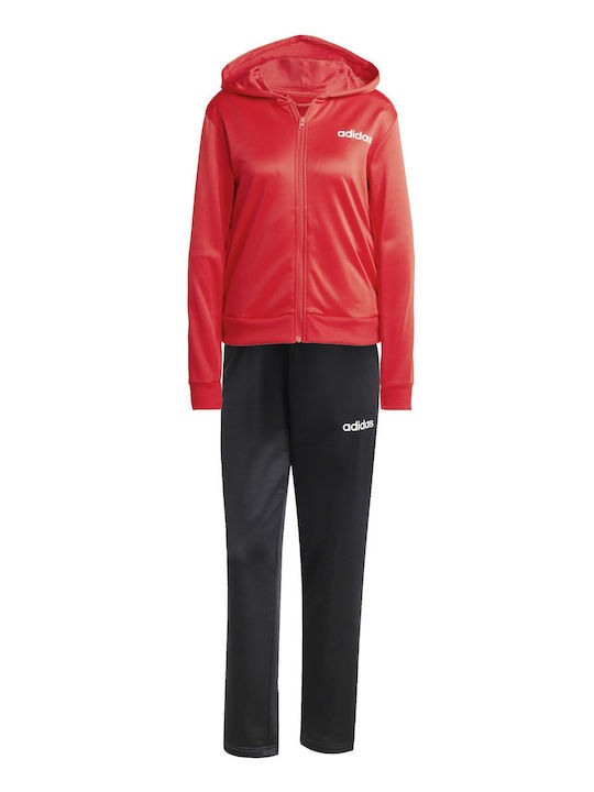 adidas Essentials Linear Sweatpants Set Pure Ruby JD2701