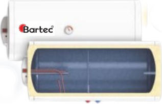 Bartec Θερμοσίφωνας 60lt Glass Οριζόντιος 3kW