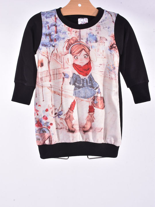 Cotton Planet Kinderkleid Black