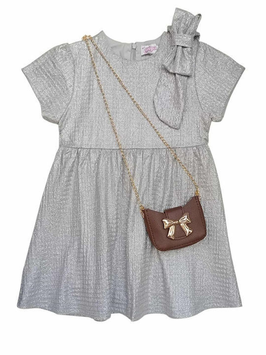 Joyce Rochie pentru fete Silver Joyce Rochie pentru fete Silver