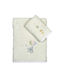 Nima Set of baby towels 2pcs Grey 70 cmx140cm Weight 400gr/m²