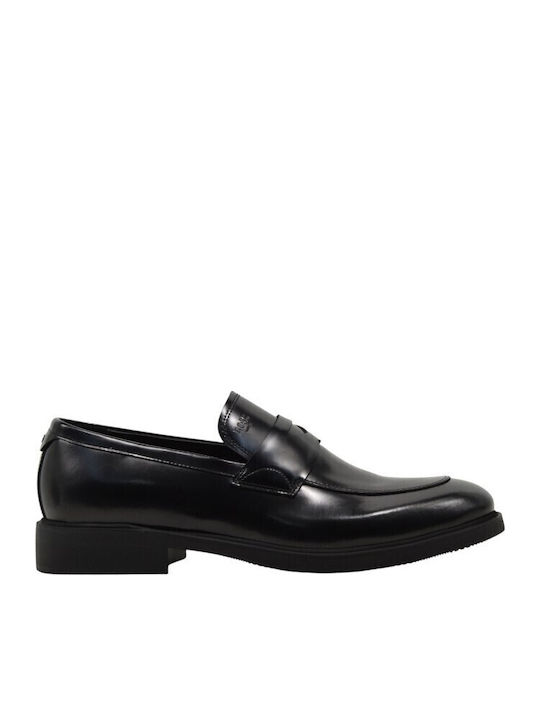 Men's Leather Loafers Black