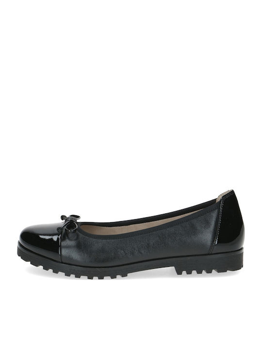 Caprice Damen Ballerinas in Schwarz Farbe