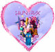 Пинята Сърце K-pop Demon Hunters Huntrix 31 X 27 См 553156h Bal-553156h-huntrix
