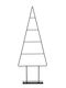 Weihnachtsdekoration Baum 90cm Schwarz