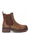 Damen Chelsea Stiefeletten Braun