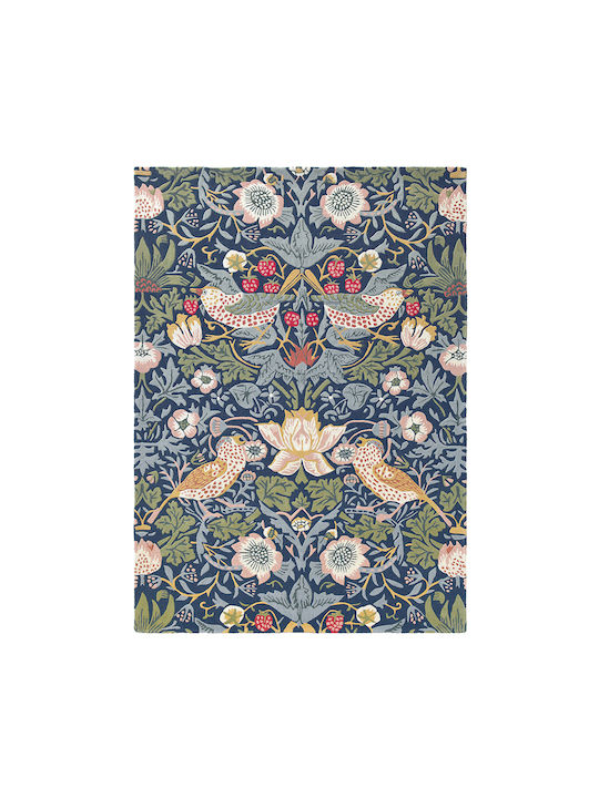 Morris & Co Strawberry Χειροποίητο Χαλί Ορθογώνιο Indigo 200x280cm
