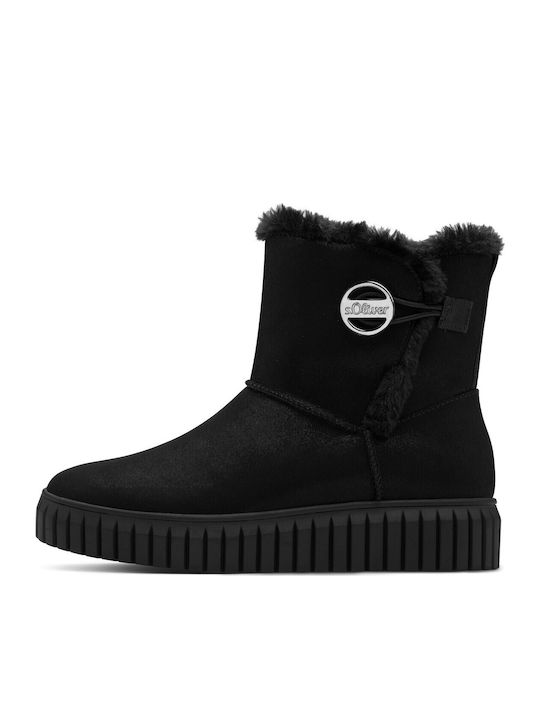 s.Oliver Women's Ankle Boots Black