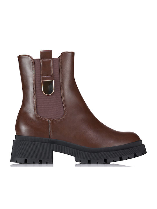 Mira & Max Women's Ankle Boots Brown