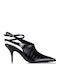 Pumps mit Riemchen Schwarz