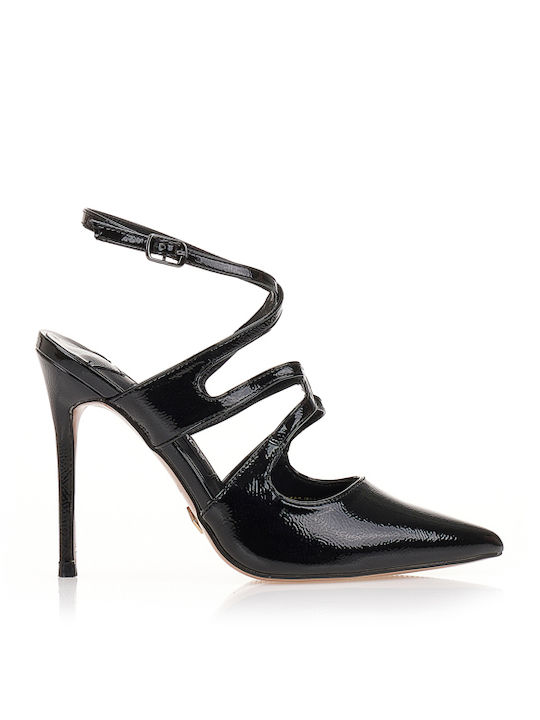 Tsoukalas Pantofi cu toc cu Toc Stiletto & Curea Negre
