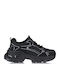 Damen Chunky Sneakers Schwarz