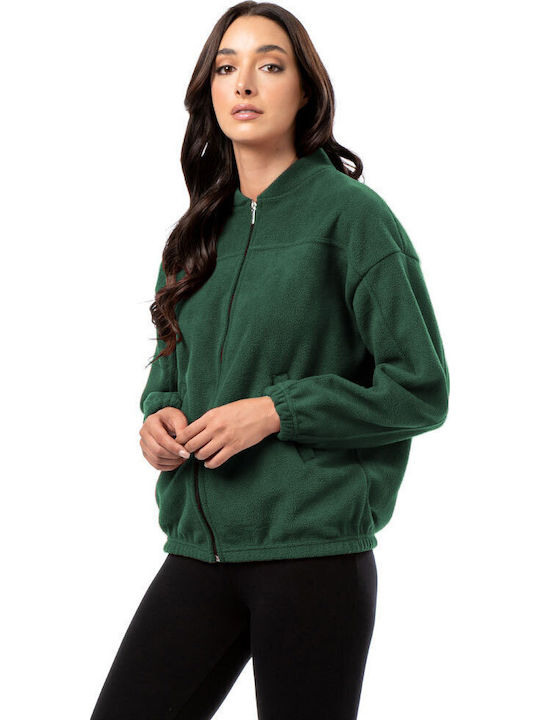 Bodymove Полар Дамска жилетка Cypress Green