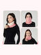 Women's Knitted Neck Warmer Pink