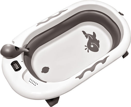 Bebe Stars Faltbare Babybadewanne mit Thermometer Gray