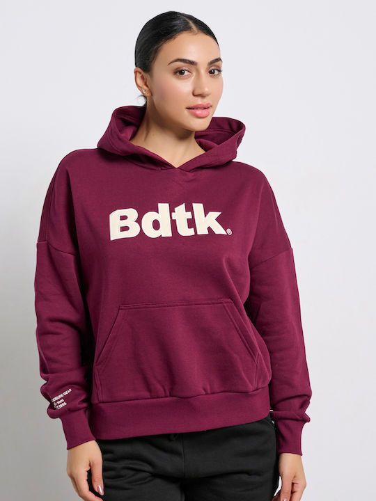 BodyTalk Women's Sweatshirt Hooded Purple