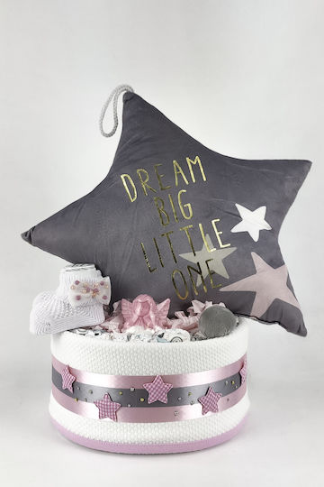 Dama Koupa Χειροποίητο Diaper Cake για Κορίτσι