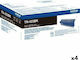 Brother TN-423BK Original Multipack Toner Laser Printer Black High Yield 4pcs (TN-423BK)