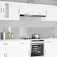 Vidaxl Kitchen Back Panel 2 Pcs Transparent 110 X 40 Cm Tempered Glass
