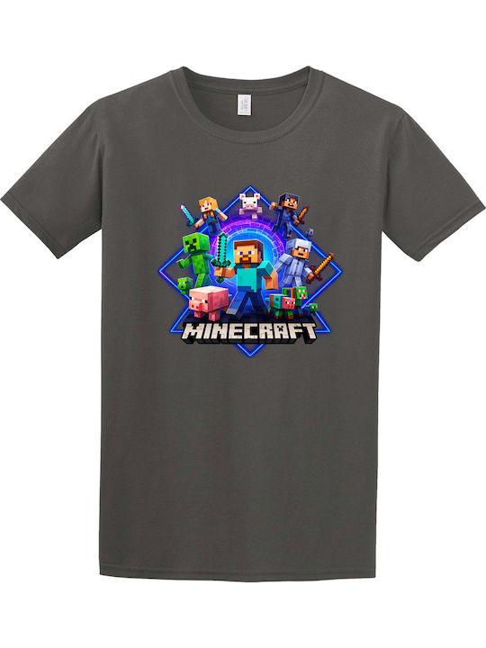 Gildan Παιδικό T-shirt Ανθρακί