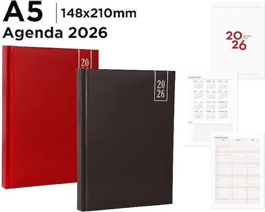 Diary Mp 15x21cm Daily Bound English Spanish Pb26-60-05