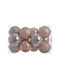 Hanging Ball Ornament Ornament Copper 8cm Set 12pcs