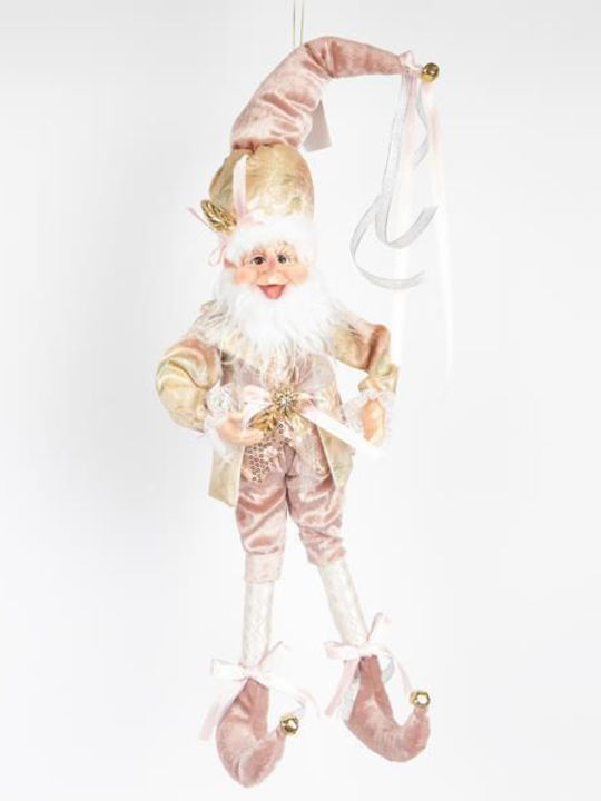Magic Christmas Elf Figure Rose Gold 50.8cm High