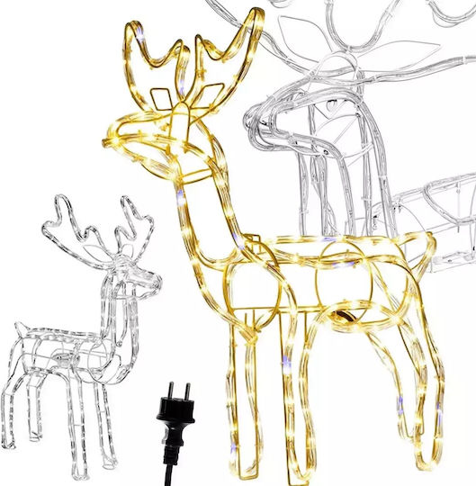 Verk Group Rentier Weihnachten 216 LED & Bewegender Kopf – Metallkonstruktion