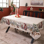 Teoran Christmas Tablecloth Fabric Multicolour ...