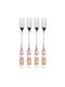 Easylife Set Christmas Table Decorations Porcelain Multicolour 4pcs