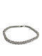 Kalliopi Silver Βραχιόλι από Ανοξείδωτο Ατσάλι 24cm