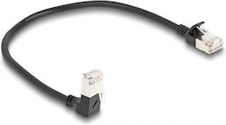 DeLock S/FTP Cat.6a Καλώδιο Ethernet 0.25m Μαύρο DeLock S/FTP Cat.6a Καλώδιο Ethernet 0.25m Μαύρο