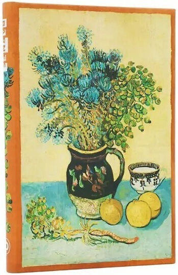 Paperblanks Midi 9x14 Van Goghs Σημειωματάριο 72 Φύλλων Ριγέ με Σκληρό Εξώφυλλο Πολύχρωμο