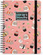 Legami Milano Notebook Spiral 160 Sheets A4 Ruled with Elastic White